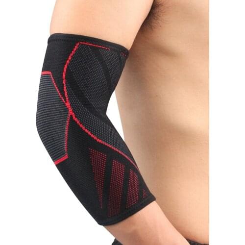 1PCS Elbow Support Elastic Gym Sport Elbow Protective Pad Absorb Sweat Sport Basketball Arm Sleeve Elbow Brace