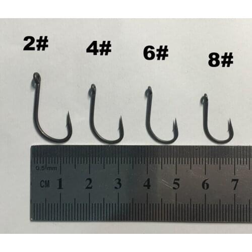 20PCS Siff Rigger Style Carp Hook-Choddy T Hooks- PTFE Coated- Stiff Rig or Chod Rig for Carp Fishings