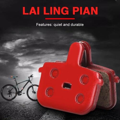 2 Pair MTB Mountain Bike Disc Brake Pads Bicycle Resin Semi-Metallic Cycling Brake Pad Parts Cycling Accessories