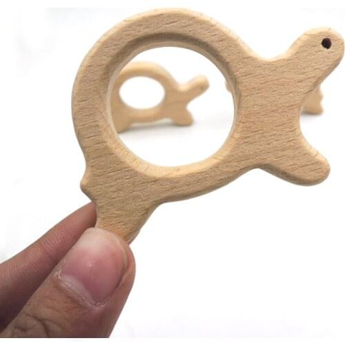 20PCS sea turtle GERMANY beech teether wood pendant for baby mother accessory SGS SAFE BABY CHEW EA276
