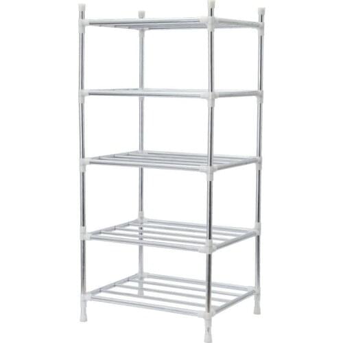 5-Tier Kitchen Microwave Storage Shelf Microwave Rack Oven Shelving Unit Storage Racks Kitchen Shelving Holders Spices Organizer