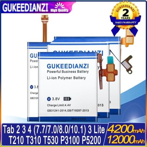 Tablet Battery For Samsung Galaxy Tab 2 3 4 7.0 8.0 10.1 tab2 tab3 lite tab4 SM T210 T211 T310 T311 T530 T531 P3100 P5200 P5210