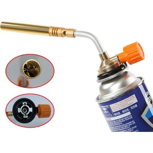 Butane Burner Welding Gas Torch Outdoor Camping Picnic BBQ Brazing Gas Torch Soldering Heat Gun for Welding Equipments
