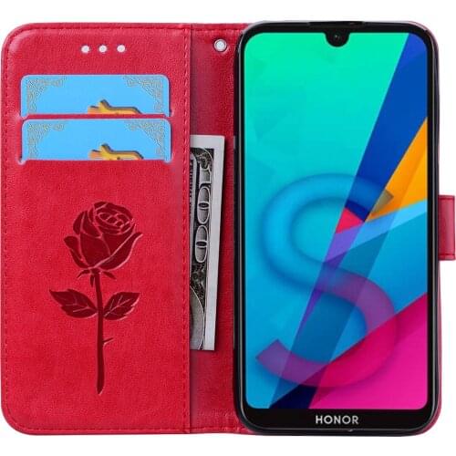 Cases For Huawei Honor 8S Y5 2019 Case Cover Luxury Magnetic Flip Vintage Plain Wallet Leather Phone For Huawei Y 5 8 S Coque