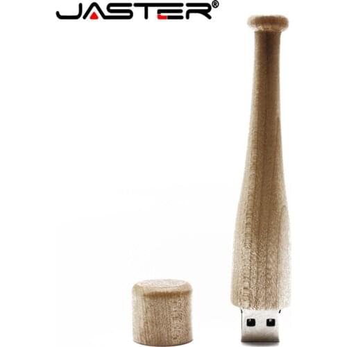 JASTERS Wooden 64GB usb flash drive pen drive 4GB 8GB 16GB 32GB maple baseball bat usb2.0
