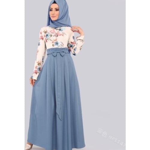 Vestidos Long Abaya Turkey Islamic Arabic Hijab Muslim Dress Caftan Dubai Kaftan Moroccan Tesettur Elbise Robe Musulmane Longue