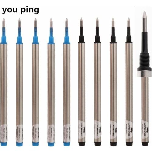 10pcs Jinhao Blue and black Screw Refill Ink Rollerball Pen New