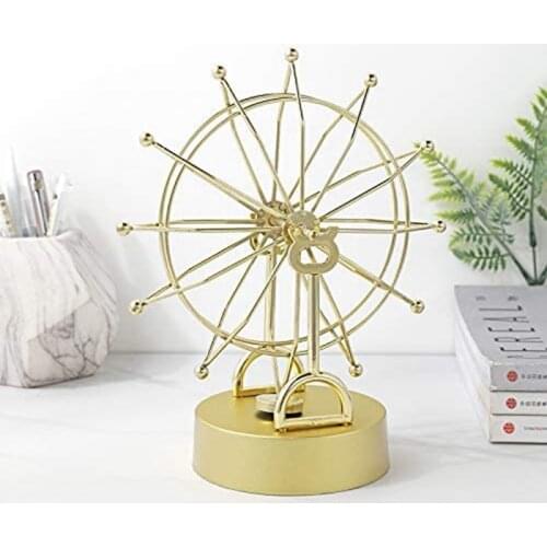 NHBR Nordic Creative Ferris Wheel Perpetual Motion Rotating Table Ornament Home Decoration Celestial Wobbler Dynamic Decor