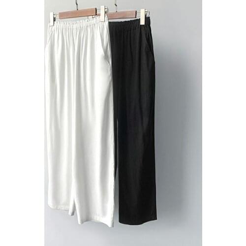 Mowiiek Women's Wide Trousers
