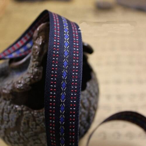 2017 NEW ZAKKA 3/4" 20MM 10YARD/ROLLS 2 COLORS FLAME PATTERN WOVEN JACQUARD RIBBON Diy accessories dog lace