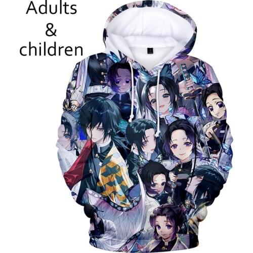 New Comic 3D Kimetsu no Yaiba Hoodies Men Women Sweatshirt Fashion Kids Hoodie 3D Demon Slayer boys girls pullovers nice clothes