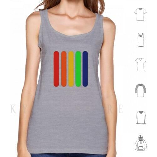 The Strokes Rainbow Tank Tops Vest 100% Cotton The Strokes Band Music Rock Slow Killer The Move On Pride