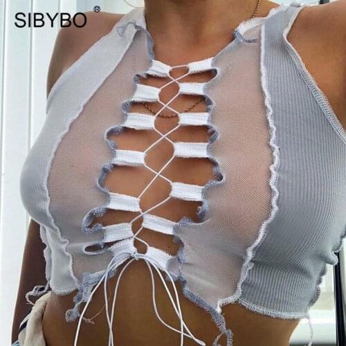 Женские летние топы SIBYBO China At AliExpress
