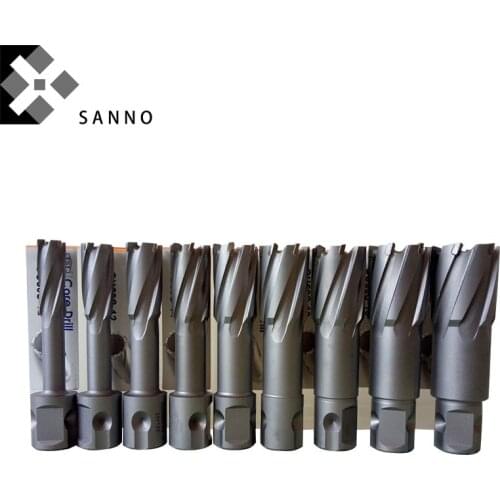 T.C.T. annular cutter drill bit D13x35mm / D15X35mm cutting deep 35mm core drills hollow drilling tool for metal processing