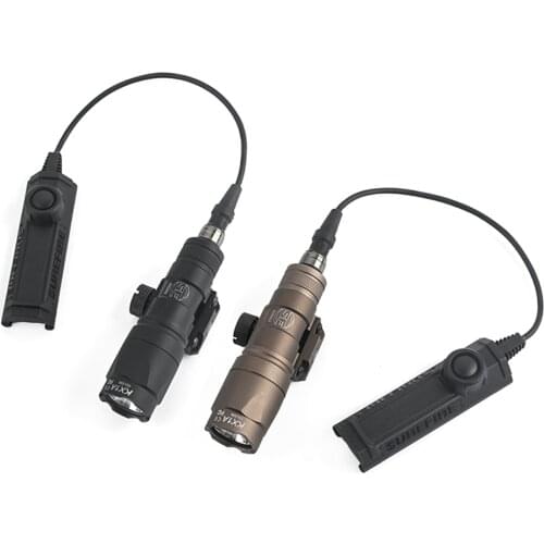 Tactical M300 M300A MINI Rifle Hunting Flashlight Scout Light Outdoor Military Weapon Light SF Dual Function Button Tape Switch