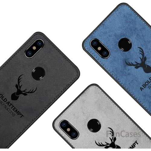Cloth Deer Case For Xiaomi Redmi Note 6 Pro Shockproof Cover Silicone Soft Cases For Xaomi Xiomi Redmi Note 6 Pro 5 6A 5 Plus A6