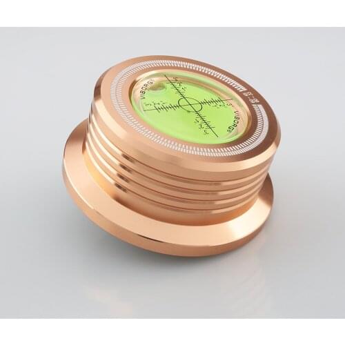 Viborg LP628G 60HZ Gold 280g Record Weight LP Disc Stabilizer Turntable Vinyl Clamp HiFi