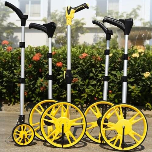 High precision Rangefinder Handheld Roller Wheel Push ruler Mechanical digital display range finder outdoors distance meter