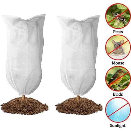 Winter Plant Protection Cover Non-woven Fabric Vegetation Antifreeze Snow Cover Cold-Proof Greenhouse Garden Plant Bag