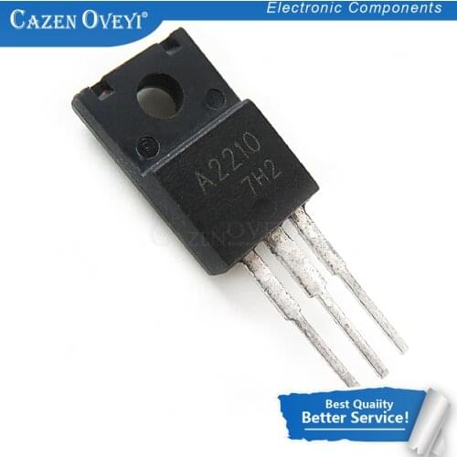 10pcs/lot A2210 C6082 TO-220F 5Pairs (2SA2210 + 2SC6082) TO-220 In Stock
