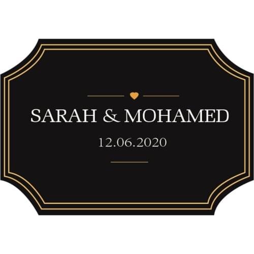 100pcs, 40mm * 25mm rectangular stickers, gift stickers, label stickers, logos, custom stickers, name stickers, private custom