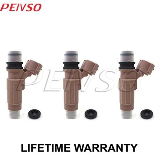 3x 15710-65H00 Renovation fuel injector for SUZUKI EVERY DA64V 2006
