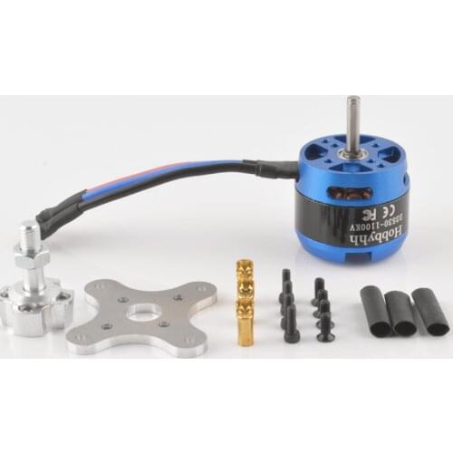 Hobbyhh 3530 1100kv Brushless Motor Power 323W With 3.5mm banana head Suitable for RC Remote Controlled Aircraft