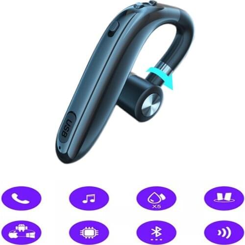 Bluetooth-compatible 5.2 Earphones Handsfree Earloop Wireless Headset Drive Call Sports Earphones With Mic For All Smart Phones