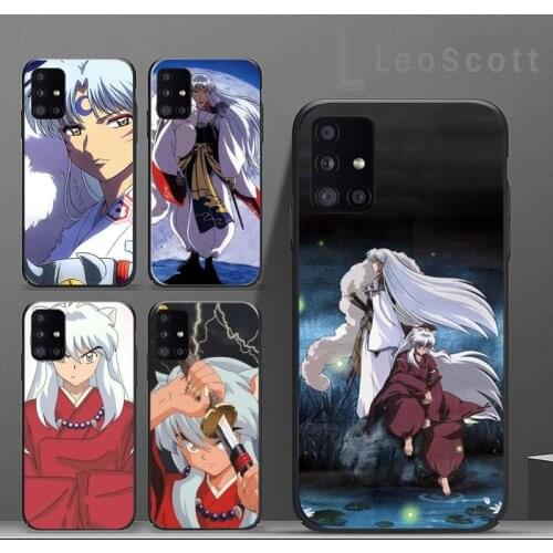 Anime Inuyasha Sesshoumaru Higurashi Kagome Phone Case For Samsung A32 A51 A52 A71 A50 A12 A21S S10 S20 S21 Plus Fe Ultra
