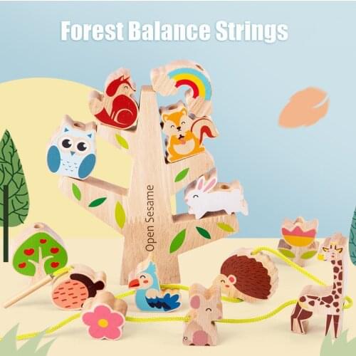 Montessori Childrens Balance Building Block Toys Assemble Shape Matching Boys And Girls Birthday Halloween Christmas Gifts