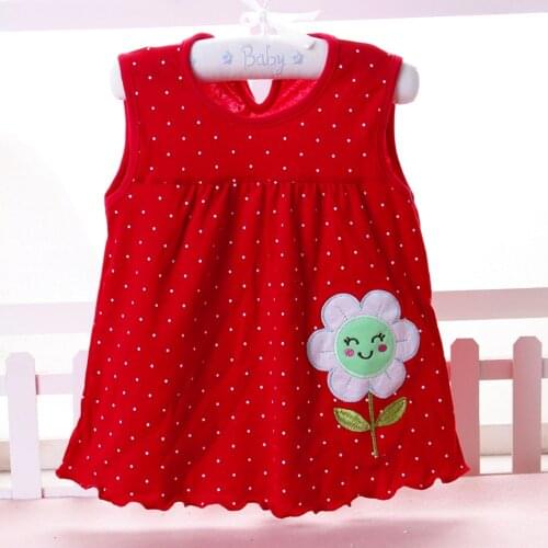 Baby Girls Dress Baby girl summer clothes 2018 Baby Dress Princess 0-2years Cotton Clothing Dress Girls Clothes Low Price