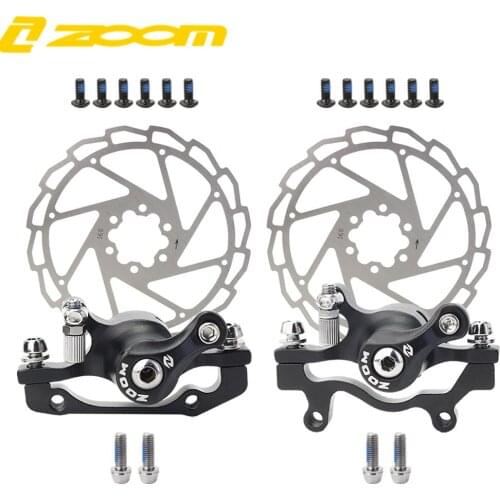ZOOM Electric scooter Disc brake Aluminum alloy Line Pulling disc brake E-bike Cruisers Front/Rear wheel R160-F180/F160-R140