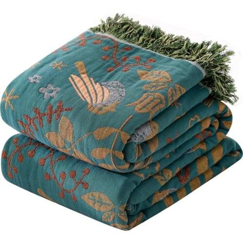 Decorstive Sofa Blanket With Tassel Double-sided Sofa Cover Dust Cover Sofa Bed Travel Airplane Floor Mat Bedspread Bedding