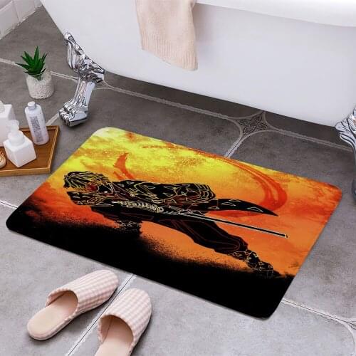 Soul of Monitsu 3D Print Doormats Rectangle Non-Slip DoorMat Bedroom Kitchen Entrance Print Door rugs Dropshipping