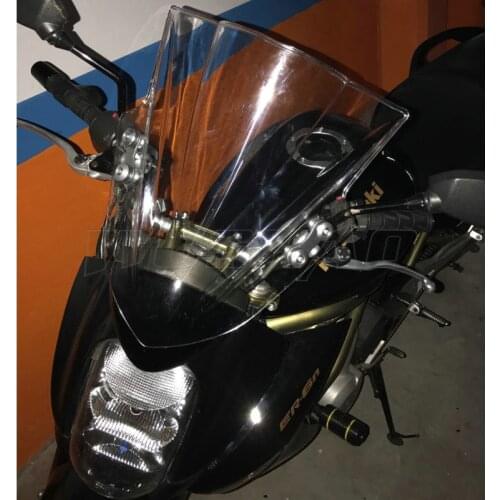 Windshield Windscreen Screen Bracket For 2003 - 2019 Kawasaki Z1000 Z800 Z750 Z750R Z 1000 800 750 ER-6N ER6N ER-4N ER4N