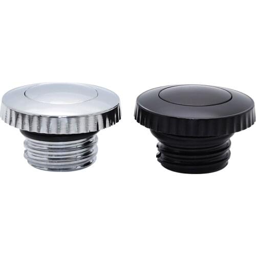 Motorcycle CNC Aluminum Oil Gas Fuel Tank Cap Flush Pop Up Cover For Harley Chopper Cafe Racer Old School Touring