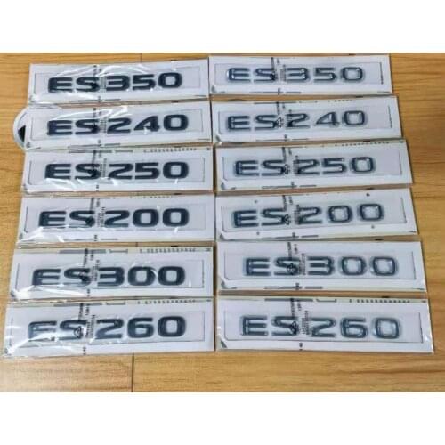 Car Rear Sticker ABS Trunk Sticker for Lexus ES00 ES240 ES250 ES260 ES300 ES350 Letter Words Label Logo Lexus Sticker