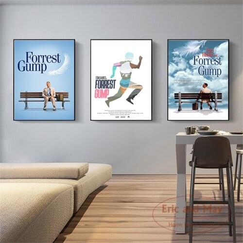 Forrest Gump Classic Movie Comics Posters And Prints Canvas Painting Pictures On The Wall Abstract Decorative Home Decor Plakat