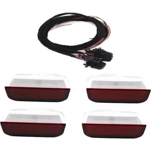 OEM LED Door Light Door Lamp Lighting with Cable Wiring for VW Passat B8 B7 CC Tiguan Superb Golf 6 MK6 3GD 947 411