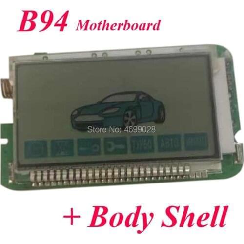 B94 LCD Remote Control Keychain + Silicone Case For Two Way Car Alarm System StarLine B94 LCD Remote Control + Silicone Key Case