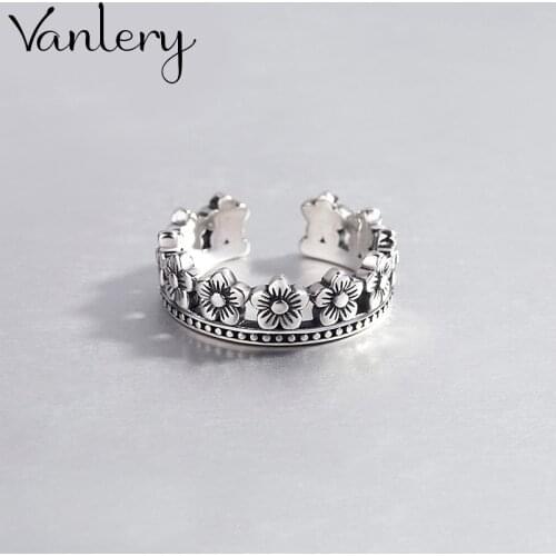 Romantic Trendy Charm Crown Rings For Women Men Boho Knuckle Party Rings Punk Cocktail Jewelry Girls Gift