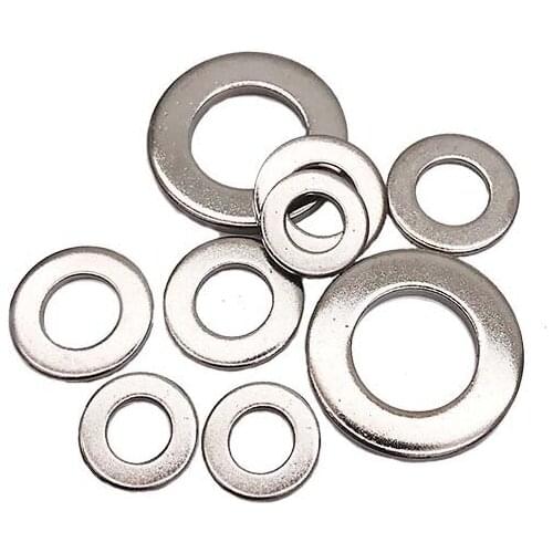 5pcs M6 M7 M8 M10 M12 M16 M20 copper flat washers gap adjustment washer coordination and support gaskets brass nickel plating