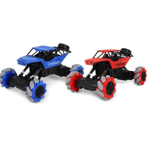 1:14 Stunt Cars Four-wheel Drive Off-road Climbing Trucks Kids Toy Vehicles With 2.4G Remote Control ABS And Alloy Material