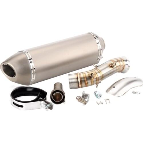 For KTM Duke 790 2018 2019 790 Duke 790 Escape Slip on Motorcycle Exhaust Muffler And Link Pipe System And Heat Shield