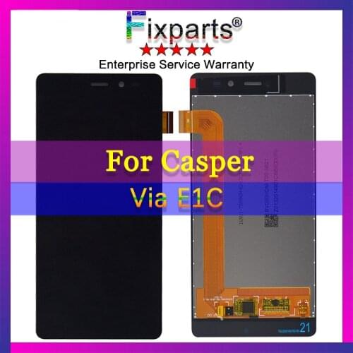 100% Tested For Casper Via E1C Touch Screen + LCD Display Touch Screen Digitizer Assembly Replacement For Casper Via E1C LCD