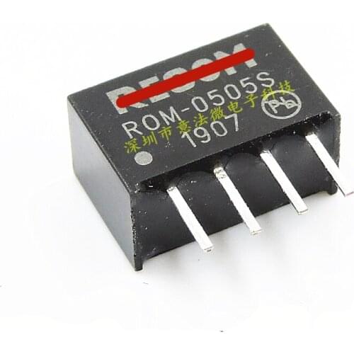 5pcs New original ROM-0505S DC/DC 1 Watt SIP4 Micro Size Single Output power module