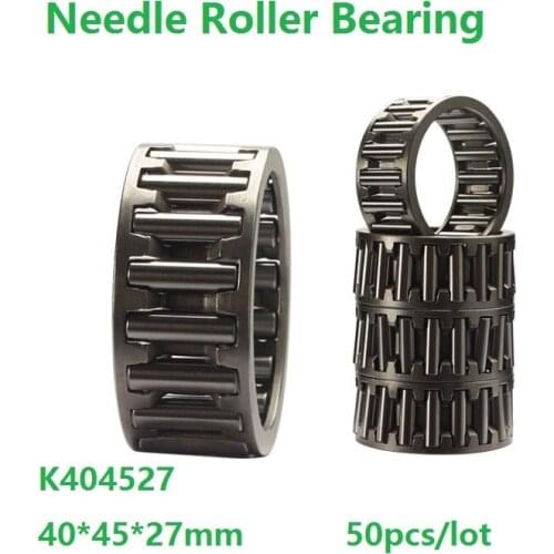 50pcs/lot K404527 K40X45X27 Radial Needle Roller and Cage Assemblies 40x45x27mm Needle Roller Bearing