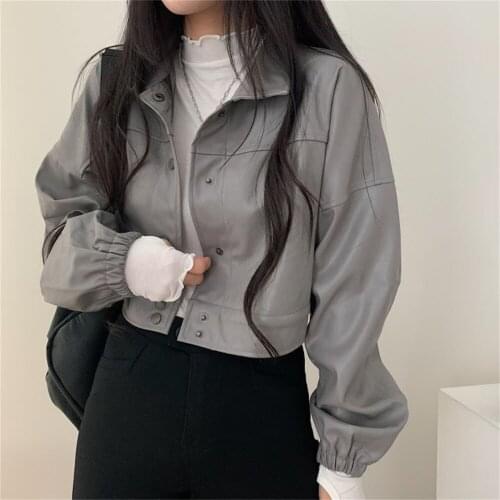 Женские кожаные куртки Alien Kitty China At AliExpress