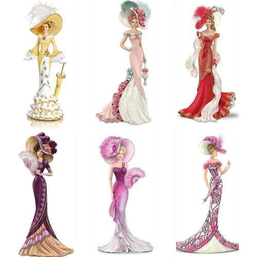 Dress Lady Series DIY 5D Diamond Painting Full Round Diamond Diamond Painting Creative Hobby Craft Home Decoration Gift