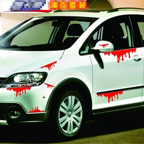 Car Tuning Sticker Auto Blood Sticker Auto Modification Decal Car Tail Sticker Tail Lamp PVC Sticker Creative Car Styling 1PC